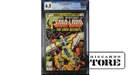 1980 m. „Marvel Spotlight“: STARLORD THE SAGA BEGINS #v2 #6 CGC 6.5