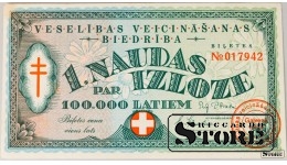 Latvija, 1 lats, 1937 m., XF 17942