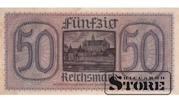 Vokietija 50 Reichsmarkių 1940-1945, Serija D 1399735, XF+, P-R140