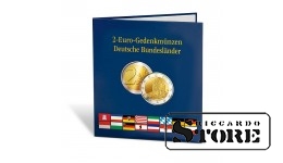 Monetų albumas PRESSO, eurų Kolekcija 2 eurų monetoms "Deutsche Bundesländer"