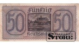 Vokietija 50 Reichsmarkių 1940-1945, Serija D 1399757, XF+, P-R140