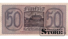 Vokietija 50 Reichsmarkių 1940-1945, Serija D 1399714, XF+, P-R140