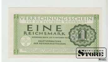 Vokietija, 1 Reichsmark, 1944 m., UNC