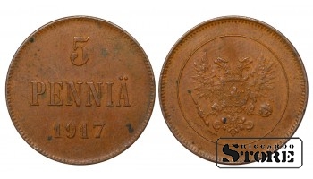 Финляндияя 5 Пенни 1917