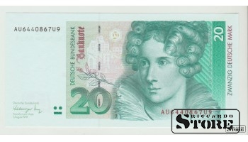 Vokietija, 20 markės, 1991 m., UNC