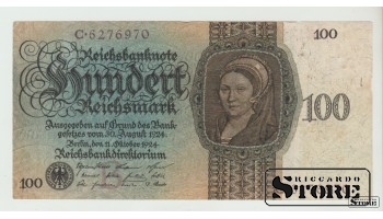 Vokietija, 100 markų, 1925 m., VF