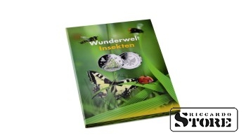 „Insects Wonderworld“ monetų albumas devynioms 5 eurų monetoms su gėlių sėklomis